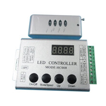 3X Contrôleur LED Programmable HC008, 133 Modes D'Effet, Contrôle RF 2048 Pixels LED pour Bande Lumineuse LED RVB WS2811 WS2812
