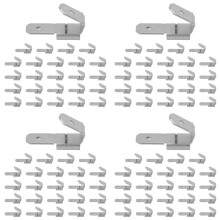 100 Pcs Double Piggyback Spade Connectors,Female Male Quick Disconnect Piggyback Spade Crimp Terminals Assortment Kit