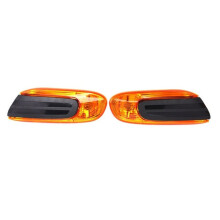 Couvercle de Feu de Position D'Aile Avant de Voiture Sans Ampoule pour COOPER F55 F56 F57 2014-2020 Jaune