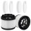 Replacement Filter Kit for LEVOIT LVAC-200 Vacuum Cleaner, Compatible, Includes 2 Pre-Motor Filters and 2 Post-Motor 1