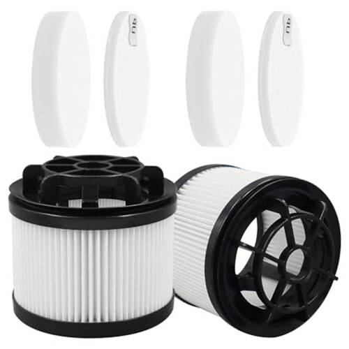 Replacement Filter Kit for LEVOIT LVAC-200 Vacuum Cleaner, Compatible, Includes 2 Pre-Motor Filters and 2 Post-Motor