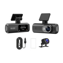 V22 Driving Recorder HD 4K Voor- en Achteropname Dubbele Mobiele Telefooninterconnectie Rijden Track Voertuigrecorder B