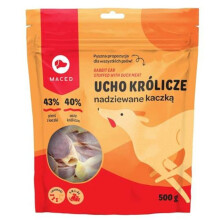 Hondensnack - MACED - Eend en Konijn - 500 g - Multicolor - Minder dan 1 kg