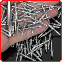 Rodapié Madera 100PCS Rosca de Rodapié de Doble Cabeza Clavo Sin Costura Clavos Sin Rastro Clavos de Cuerno de Oveja