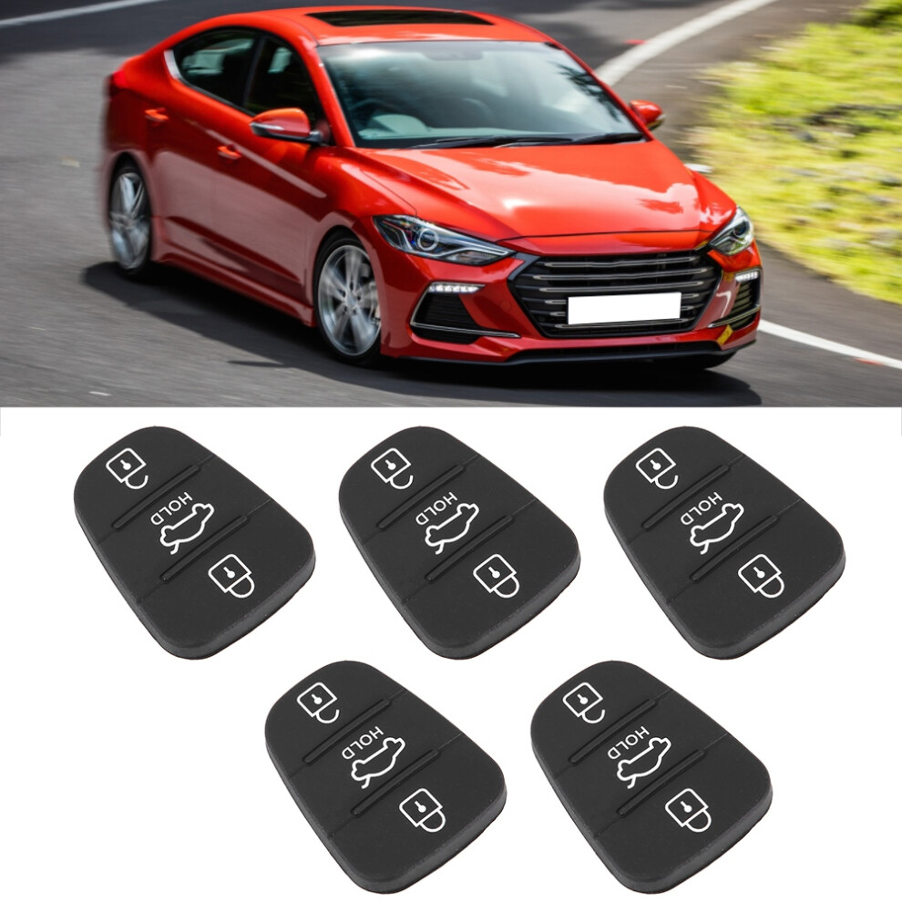 5X Rubber Key Shell For Hyundai Kia 7293282894570