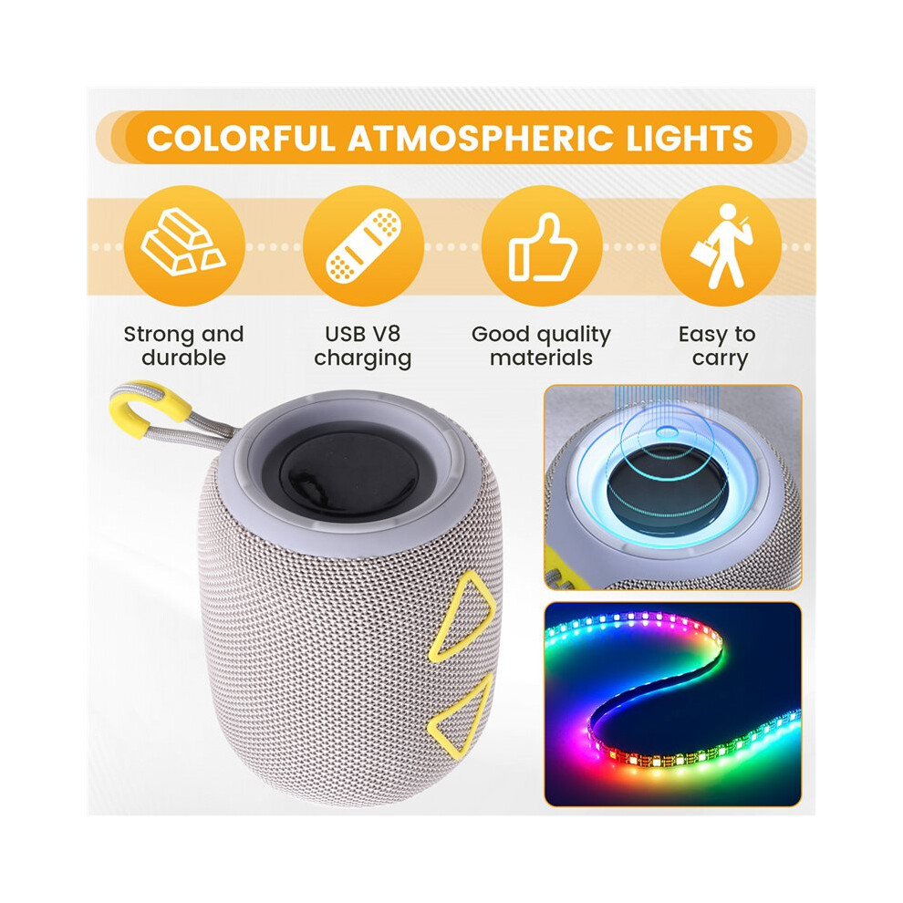 Portable Speaker,Wireless Speakers V5.1 Support Usb Card,For Outdoor,Travel,Beach,Camping,Indoor 4712478040957