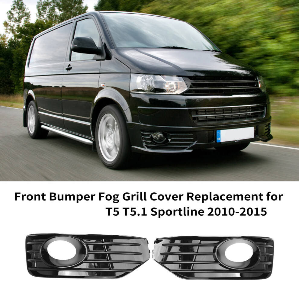 Premium Vw T5 Fog Grill Cover 7293282893191