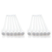 12Er Pack Spann Stangen, Verstellbare Feder Schrank Stangen Stange Gardinen Stangen Weiß