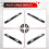 Large Mounting Brackets for Toughbuilt Stacktech Full Width Mounting Feet Mounting Plate Brackets Cleats 7