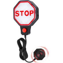 1pc Garage Parking Sensor&Garage Parking Aid with LED Stop Light,Adjustable Ultrasonic Park Assistant EU Plug
