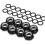 2set Skate T-Type Tools Skateboard Riser Shock Pads,Shockpads Hardware Screws,Axle Washers/Nuts/Spacers 4