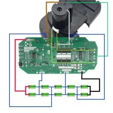 P108B 10x18650 Battery Plastic Case Charging Protection Board PCB for 18V 9Ah P103 BPL-1815/1820G/18151/1820 ONE+