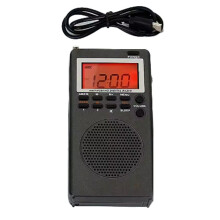 Przenośne Radio FM AM 9K/10K Odbiornik Radiowy Wbudowany Głośnik Podświetlany Wyświetlacz HD Ekran Budzik Timer Uśpienia