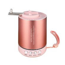Hand Crank Speaker Portable AM/FM Emergency Radio Wireless Speaker for Outdoor Camping