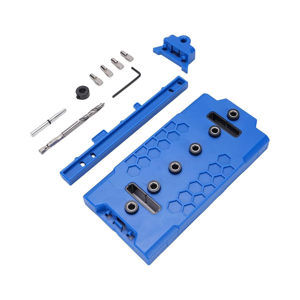 Woodworking Shelf Pin Jig Tool For Accurate Drilling, Abs Material, 8.07 X 3.94In 4711123797949