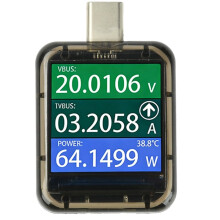 Type-C Power Meter Voltmeter Current Charging Power Detector DC4.5-48V 6A Battery Tester USB Fast Charge Detection