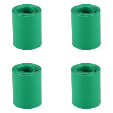 4X 2M 50mm Dark Green PVC Heat Shrink Tubing Wrap for 2 X 18650 Battery