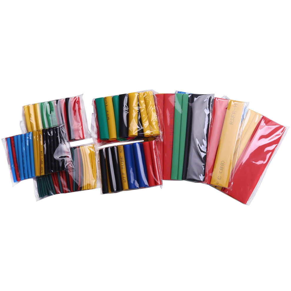 164Pcs Pe Shrinking Assorted Heat Shrink Tube Wire Cable Insulated Sleeving Tubing Set Tool Accessories 4712566682953