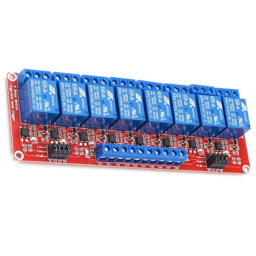 8 Channel 5V Relay Module with Optocoupler, High Low Level Trigger Shield for  AVR MCU DIY Projects 2