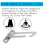 4 Pack Window Restrictor Locks Window Restrictor Hook Stainless Steel Child Lock Restrictor with Screws for Upvc Windows 7
