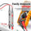 3PCS PT1005B Multimeter Probe Test Lead 1000V 10A Universal Needle Tip Multifunctional Electrical Tester 6