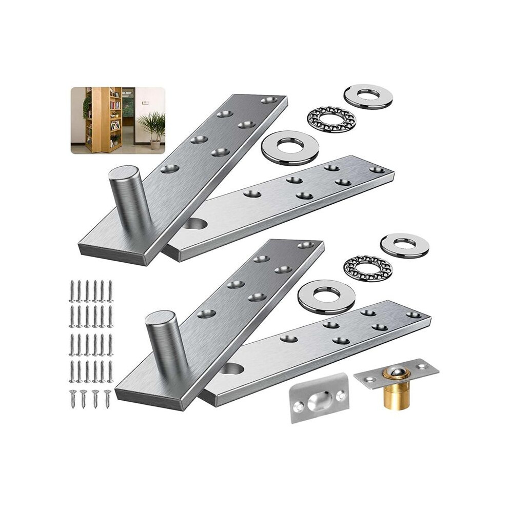 Door Pivot Hinge, Invisible Pivot Hinge System With Goal Kick Hardware, For Heavy Duty Wood Doors To 200 Lbs Heavy 6031300685851