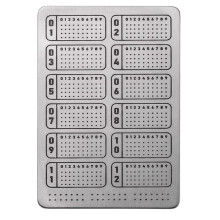 Kryptofröfraslagring i Metall, Kall Plånbok för Säkerhetskopiering Av 12, 18, 24 Ord för Ledger, Trezor, BIP39 Hårdvaruplånböcker