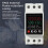 63A Din Rail Adjustable over Voltage and Under Voltage Protective Device Relay with over Current Protection KWh Meter 5
