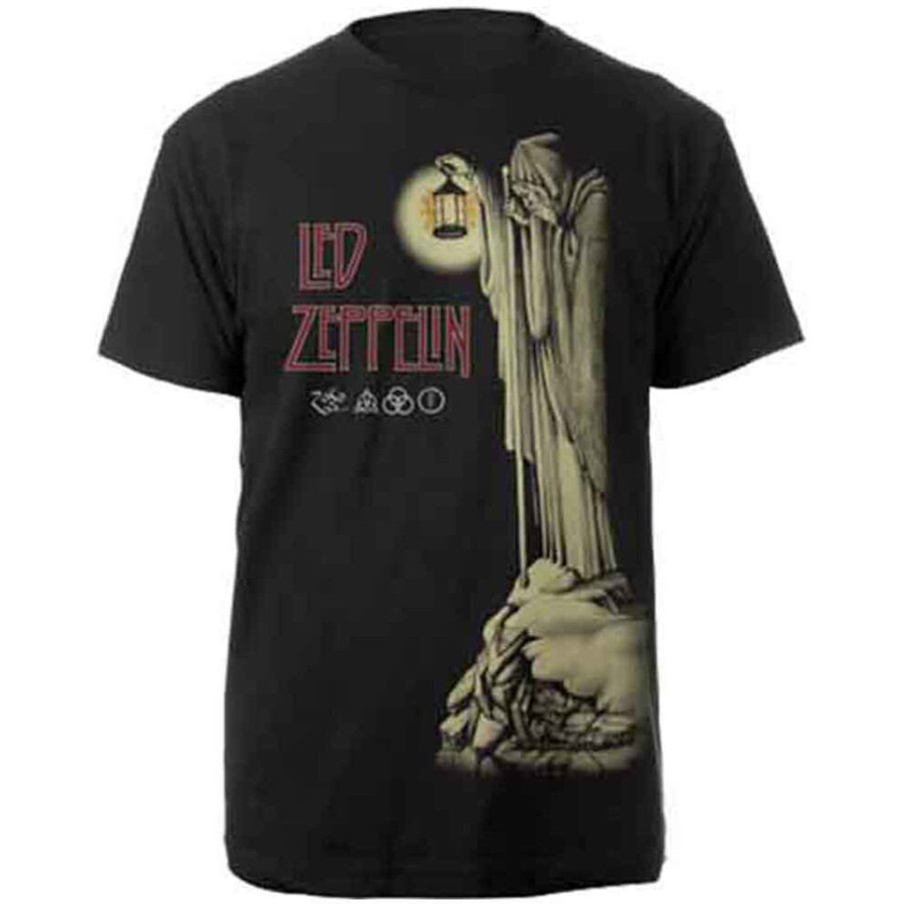 Led Zeppelin (Xl, ) Stairway To Heaven Hermit T Shirt Black