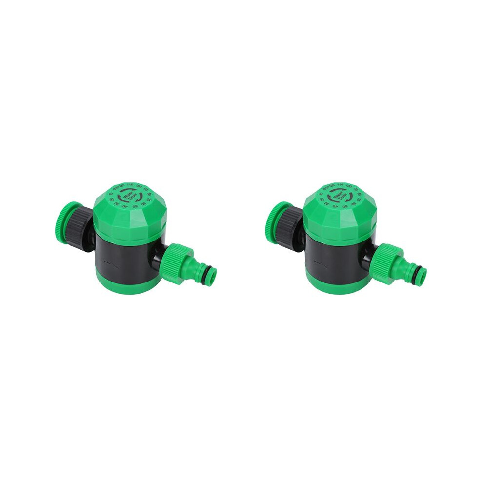 2X Mechanical Sprinkler Timer With Swivel,Garden Hose Watering Timer,Watering Waterproof Hosetimer 4714182853052