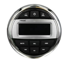 För Husbilsradio, MP3-Mediaspelare, Båtradio, Stereo, EQ, -Ljudradio, FM/AM-Mottagare, Lämplig för Yacht, ATV, UTV, SPA, RZR.