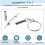 screwdriver 3 in 1 Phillips flat nut Hexagonal hollow Keychain sunglasses 4