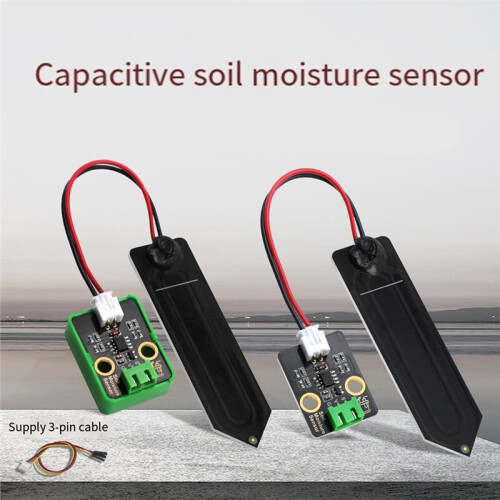 Capacitive Soil Moisture Sensor Module Corrosion Resistant for Soil Moisture Content Detection Wide Voltage No Shell 1