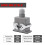 Heavy Duty Industrial Rectangular Connector Plug 16p 16A Screw Connection 500V HDC-HE016-1/2/3/4 F/M 6