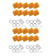 20 Pezzi Elementi Filtro Olio Motore per C-HR 2.0L per Vibe Prius 1.8L Filtri 04152YZZA6 04152-37010