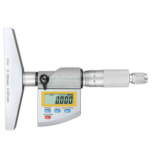 Digitales Tiefenmikrometer IP65 0-100 mm mit 0,001 mm Auflösung und Austauschbarer Messstange