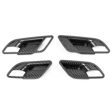 4PZ per 5 MG5 2020 2021 Maniglia Interna Della Portiera per Auto Coperchio Della Ciotola Trim Fibra di Carbonio Decorazione ABS Cornice Adesiva