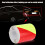 Waterproof 5cm x 3m Reflective Warning Decal 20