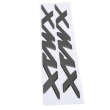 Motorcycle 3D Emblem Stickers Black