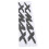 Motorcycle 3D Emblem Stickers Black 1