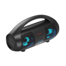 Eseekgo High-Power Outdoor Wireless Speaker — TWS Bluetooth, RGB Lights, FM Radio, 7-Hour Playtime
