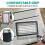 2pcs 4X Large Magnifying Glass with Light for Reading,Lighted Magnifier with 10 LED Foldable Handheld Magnifiers 5