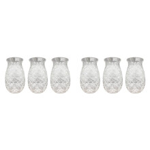 6 Peças de Copos de Coquetel de Abacaxi Copos de Suco em Relevo para Coquetéis e Bebidas