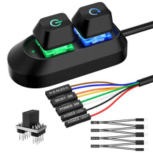 Bouton D'Alimentation PC, Interrupteur Marche/Arrêt/Réinitialisation, Répartiteur, Bouton D'Alimentation Externe pour Carte Mère D'Ordinateur
