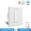 1 Way Tuya WiFi  Light  EU UK Neutral Wire Required  Button Wall Switches with LED Indicator App Control 2