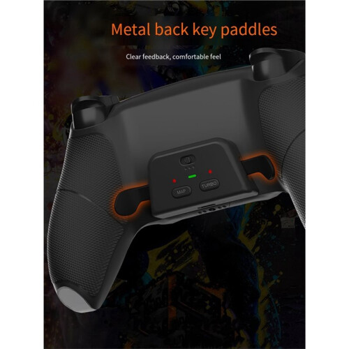 For PS5 Controller Rear Shell Module Remap with 2 Metal Rear Buttons for PS5 Controller BDM-030/040/050/060 2