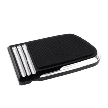 Motorcycle Front Brake Pedal Pad Cover for Softail Street Bob Fat Bob FXDF FXFBS FXDB 2018-2025 Black and White
