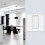 1 Way Tuya WiFi  Light  EU UK Neutral Wire Required  Button Wall Switches with LED Indicator App Control 7