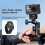 Wireless  Remote Control Ring Shoot Controller Action Cam Shutter for  Action 6/5Pro Osmo360 Camera 4