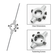 Adjustable Round Die Handle Wrench for M18-M20 Threading, Heavy Duty Tool Steel Construction